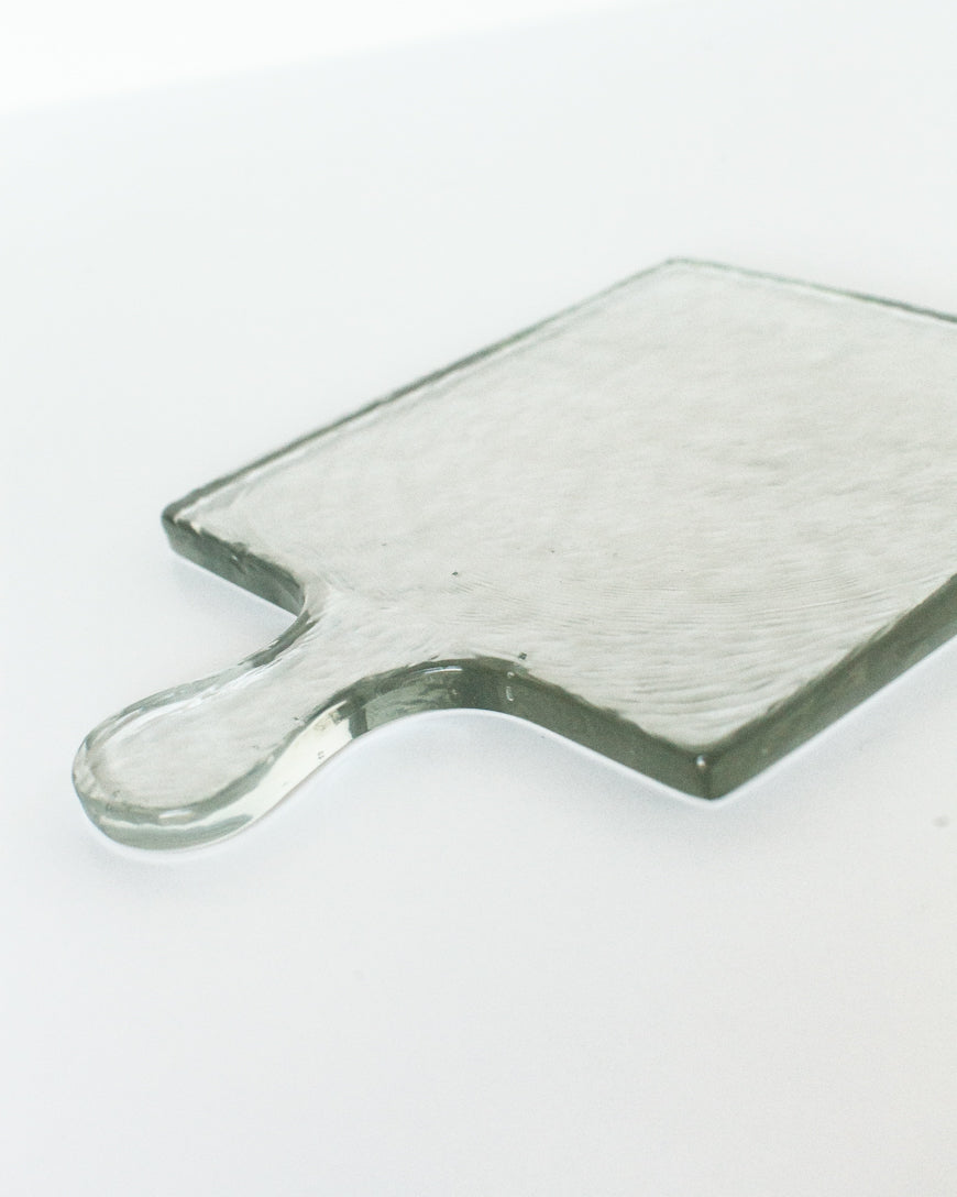 Hammered Glass Square Serving Board