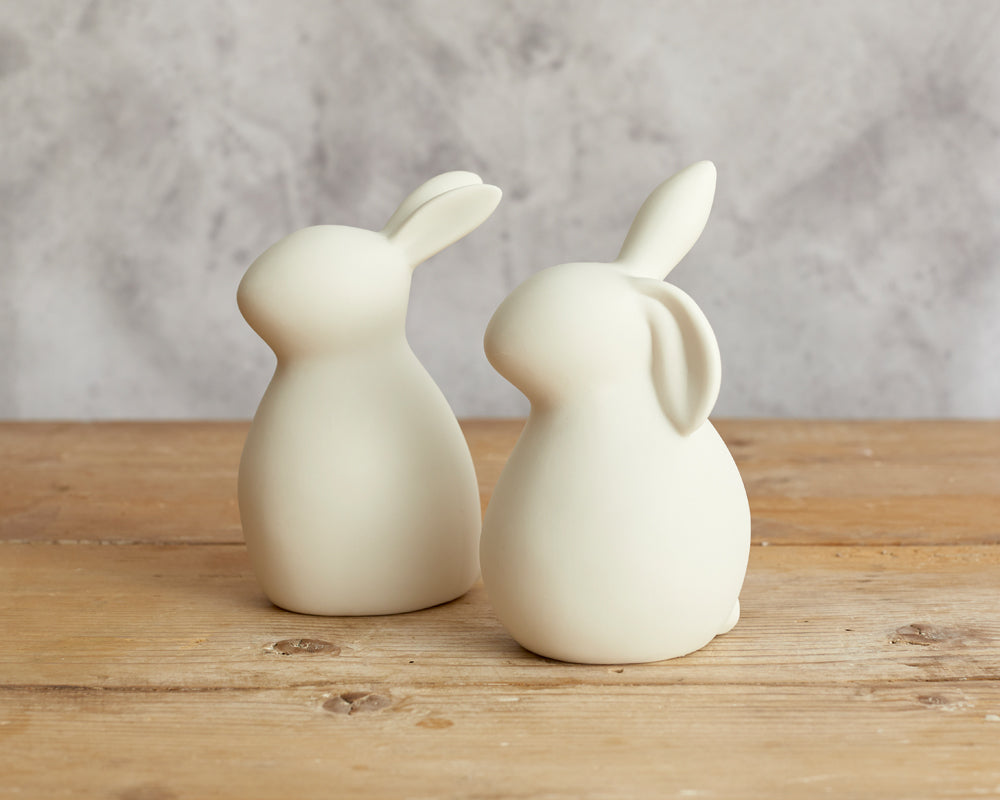 Arley Easter White Bunnies Set